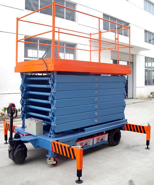 三门峡助力行走剪叉式高空作业平台